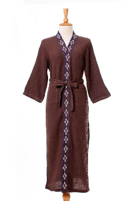 nature-relaxation-diamond-embroidered-cotton-robe-in-chestnut-from-thailand