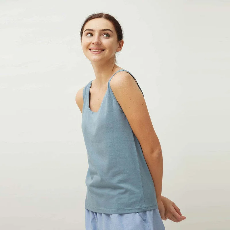 Organic Cotton Loungewear Set | Blue