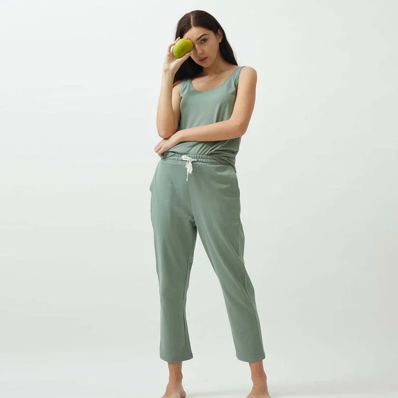 Organic Cotton Loungewear Set | Green