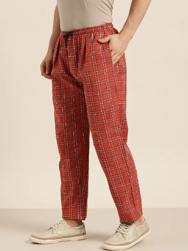 sojanya-since-1958-mens-cotton-rust-white-checked-track-pant