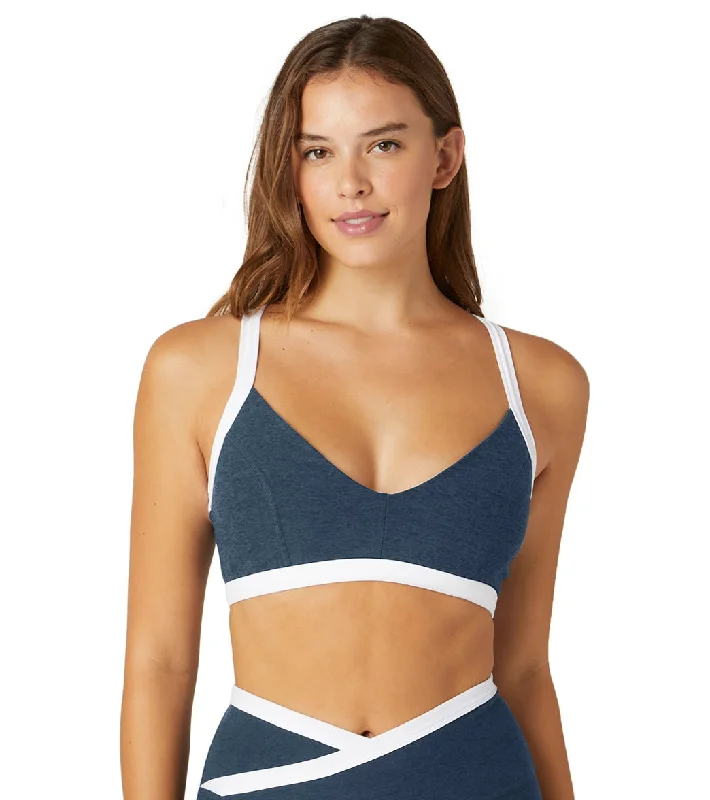 Beyond Yoga Spacedye Outlines Bra Nocturnal Navy-Cloud White