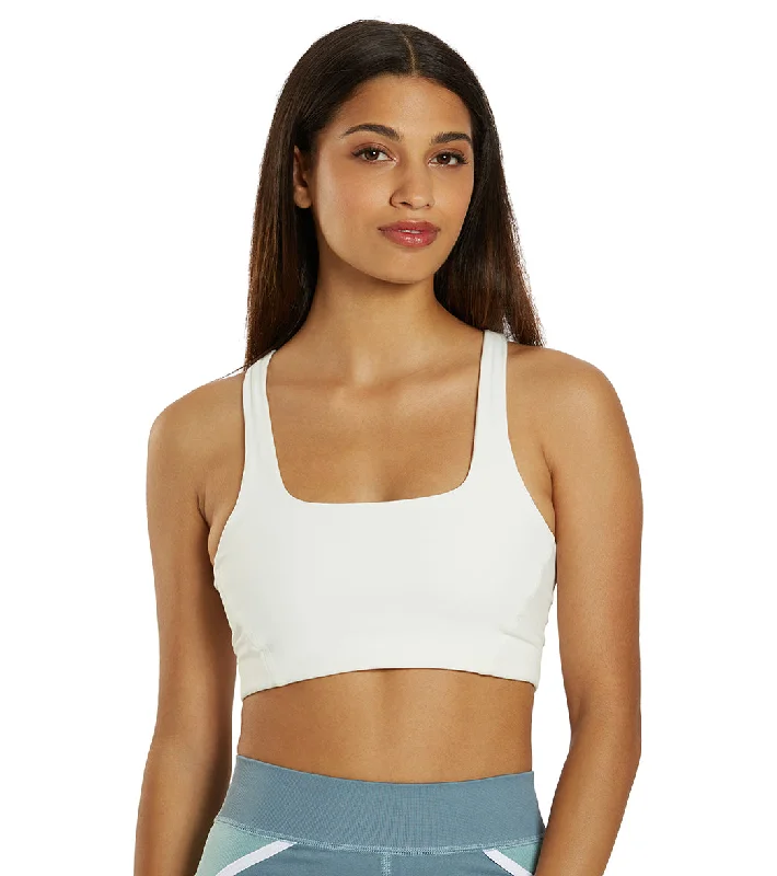 Free People Never Better Square Neck Bra White