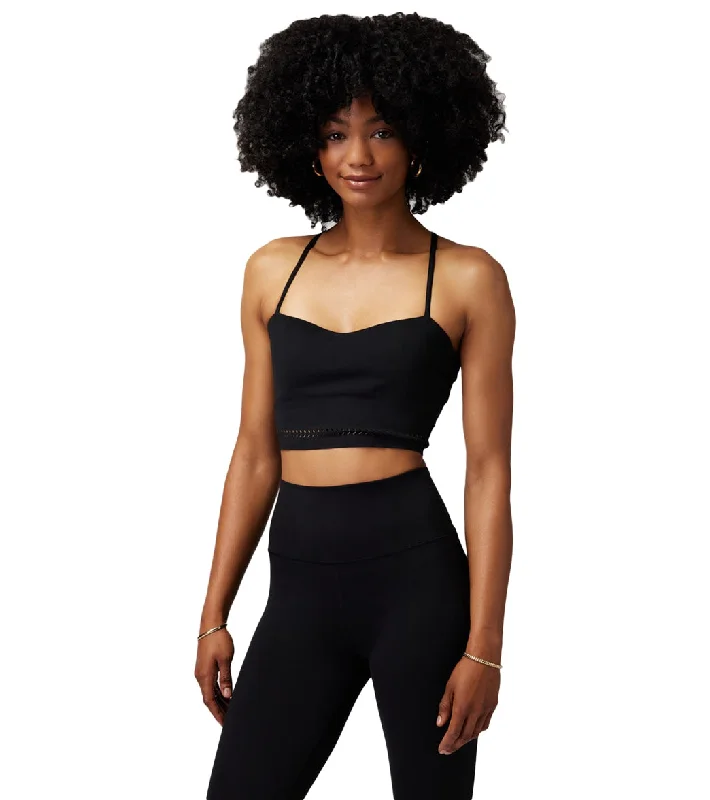 Spiritual Gangster Camille Dream Tech Eco Jersey Bra Black