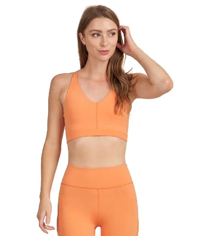 Thrive Societe Double Layer Racerback Bra Dusty Orange