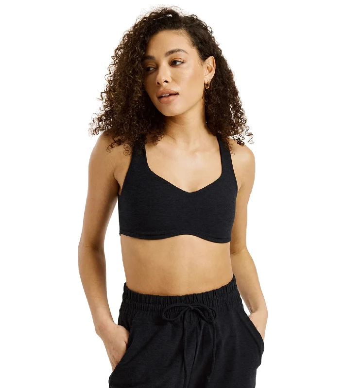 Year of Ours The Isadora Bra Heather Black