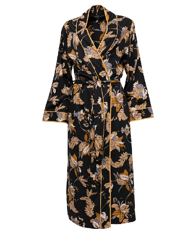 Brixton Floral Print Long Dressing Gown