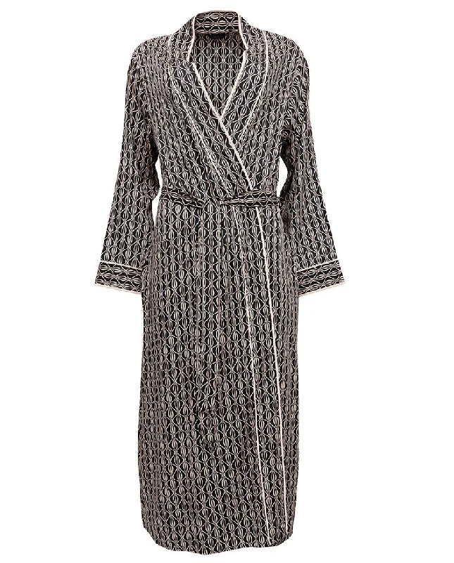 Brixton Geo Print Long Dressing Gown