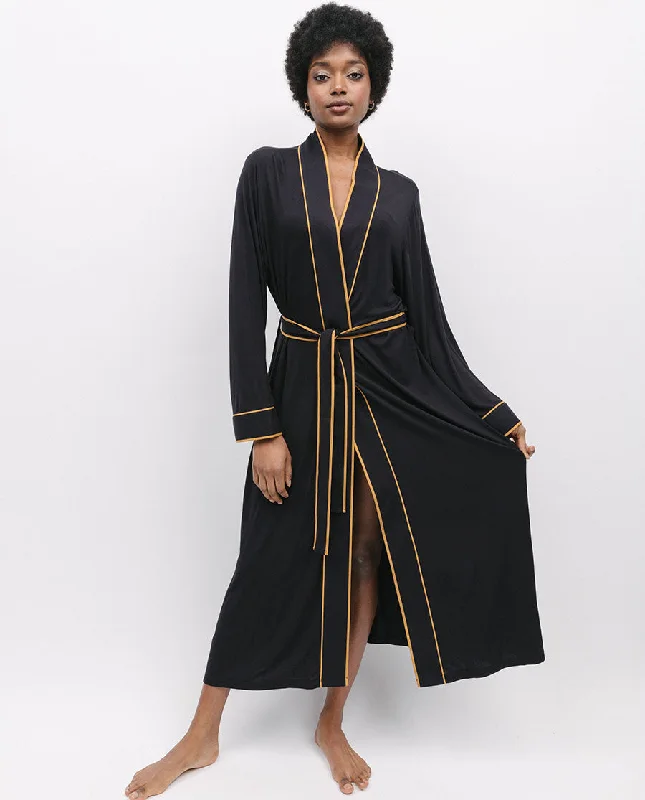 Brixton Livaeco Jersey Long Dressing Gown