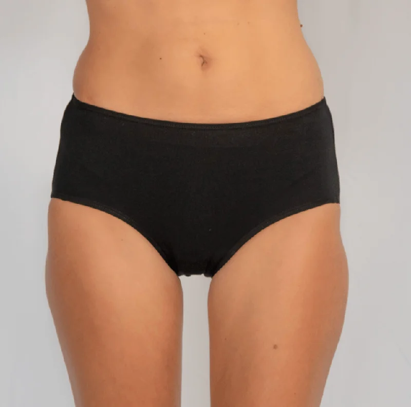 Carmel High Waist Brief - Single Pair Black