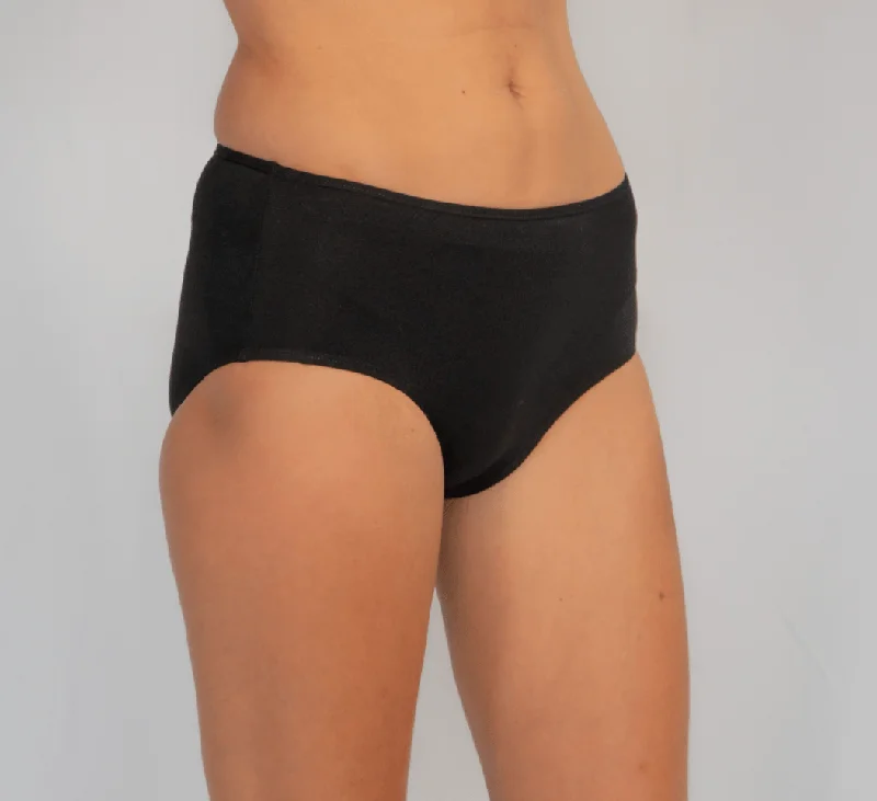 Carmel High Waist Brief - Single Pair Black