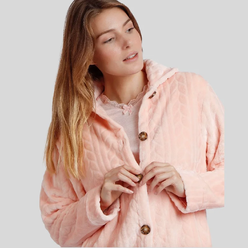 Coral Cable Design Soft Touch Dressing Gown/Jacket