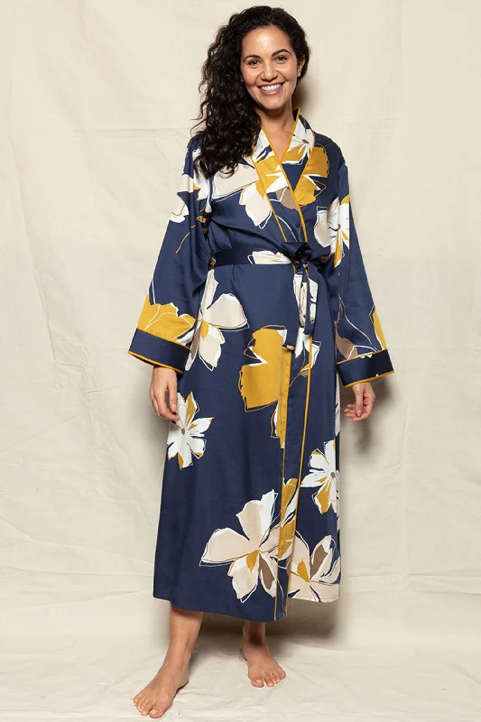 Notting Hill Floral Print Long Dressing Gown