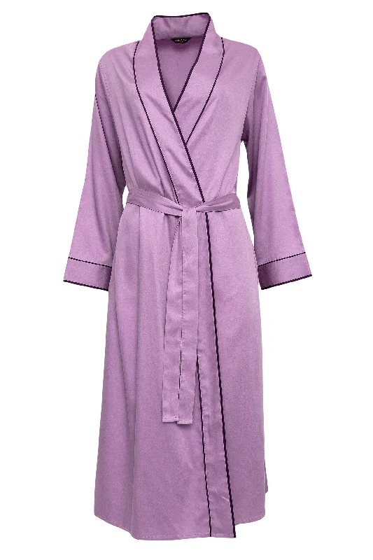 Wimbledon Lilac Long Dressing Gown