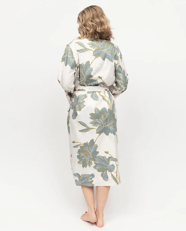 Piper Womens Floral Print Long Dressing Gown