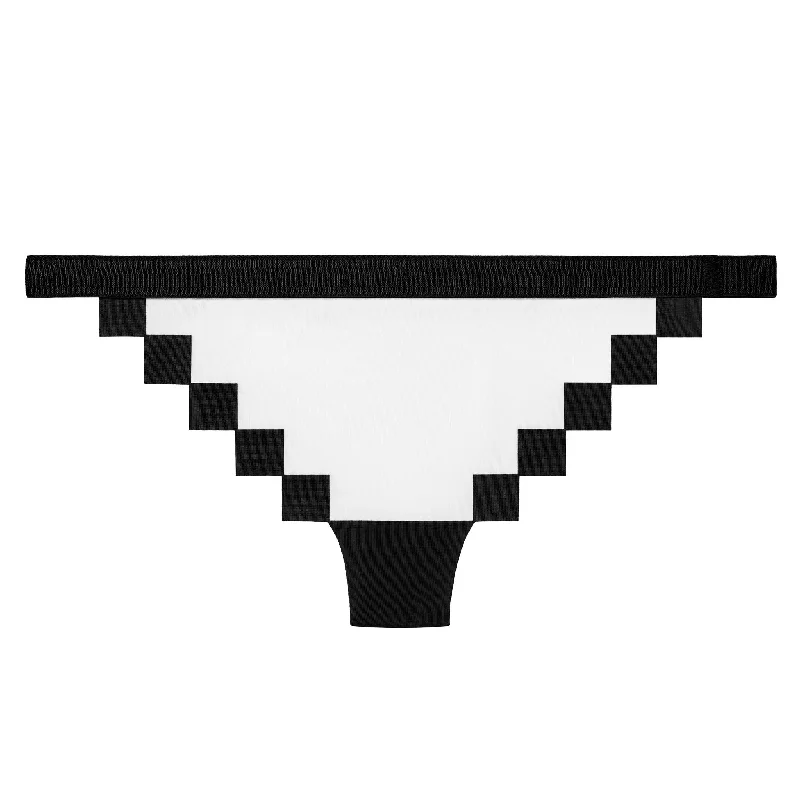 Pixel Panties Classic Pong White