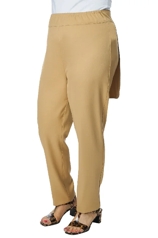 Back-Panel Adaptive Pants - Sara | Caramel