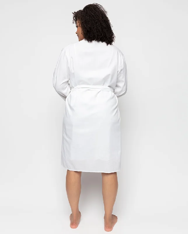 Saskia Embroidered Short Dressing Gown