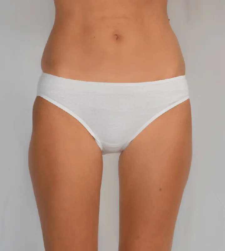 Willow Bikini Brief - Single Pair White