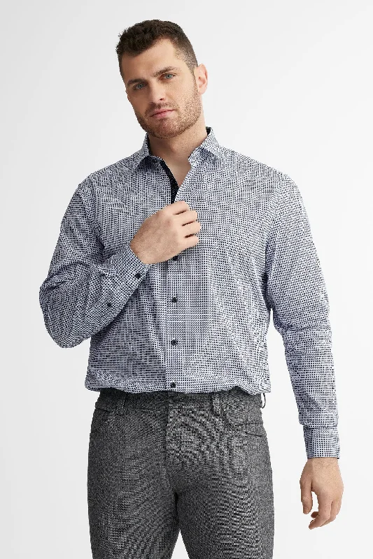 Chemise habillée coupe ajustée en coton - Homme