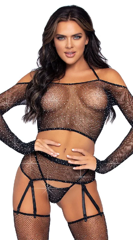 Don't Net It Crop Top Set