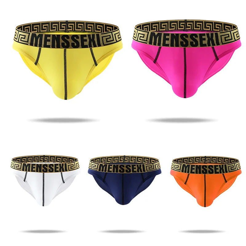 2023 new men's ice silk triangle underwear