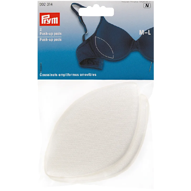 Prym White Push-Up Pads for Bras