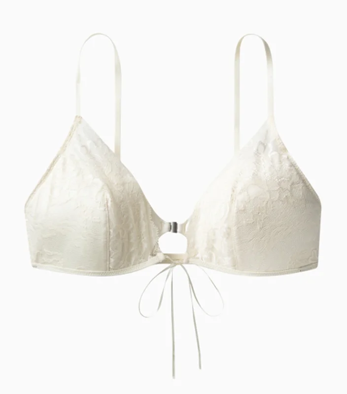 Bridal Lightly Lined Triangle Bra Vanilla