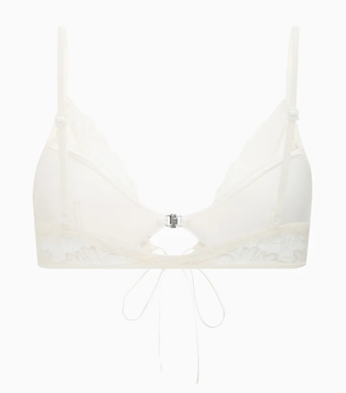 Bridal Lightly Lined Triangle Bra Vanilla