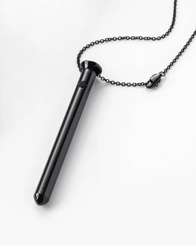 Crave Vesper2 Black and Rose Gold Vibration Toy Necklace