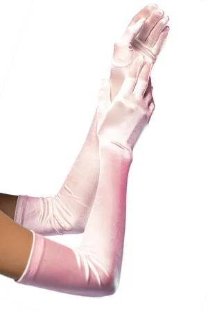 Extra Long Satin Gloves