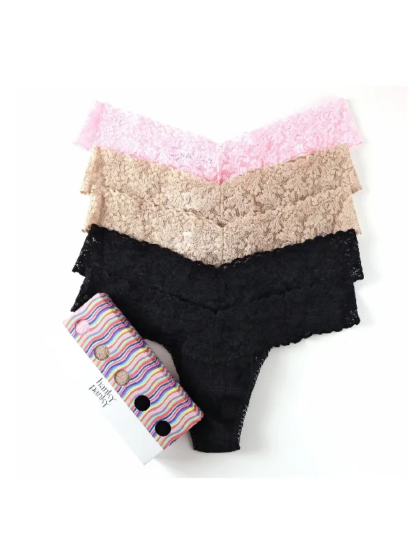 Hanky Panky 5 Multi Packs Thongs Low + Original Rise