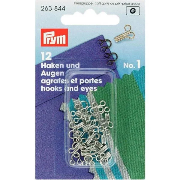 Prym Hook and Eyes | Packs of 12