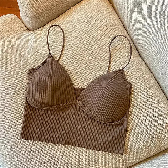 Ladies Camisole Slim Fit Sexy Stretch Push Up Bra