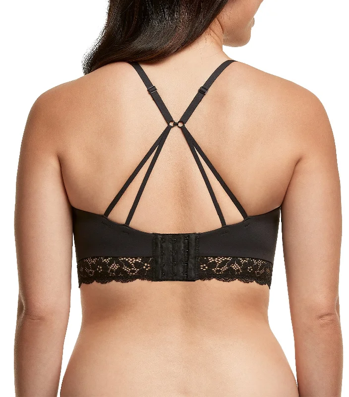 Convertible Wireless Bralette Black