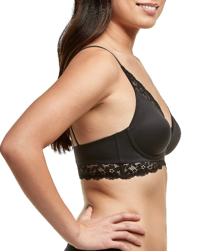 Convertible Wireless Bralette Black