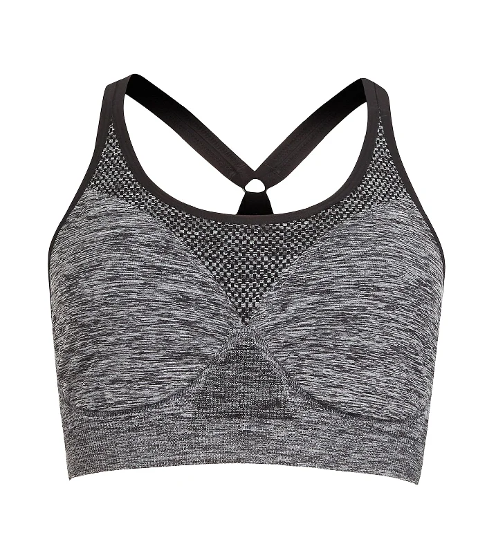 Medium Impact Sports Bra Black Mix