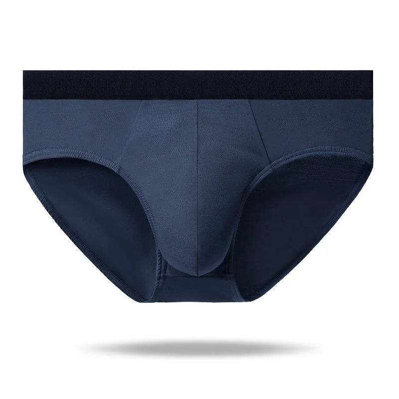 Men's modal mid-waist seamless briefs