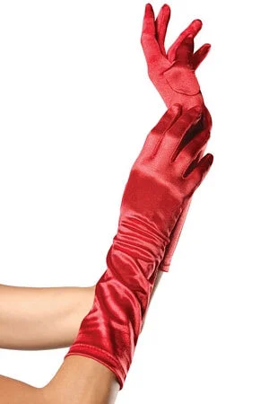 Satin Elbow Length Gloves