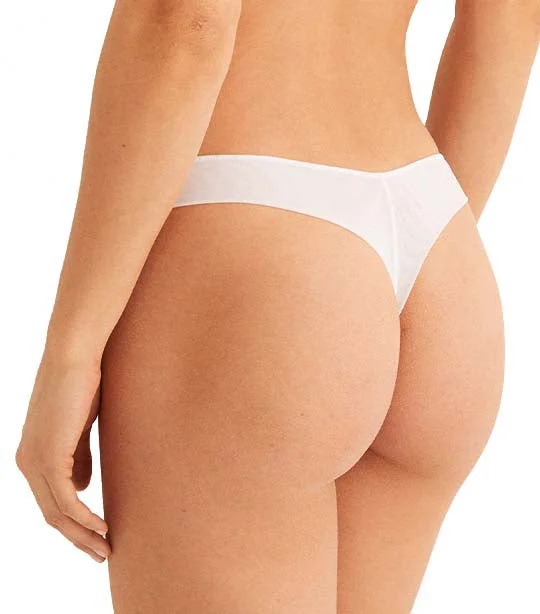 Seamless Thong White