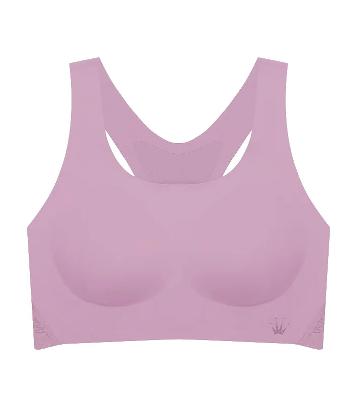 Flex Smart Non-Wired Padded Pull On Bra Purple