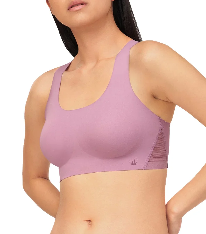 Flex Smart Non-Wired Padded Pull On Bra Purple