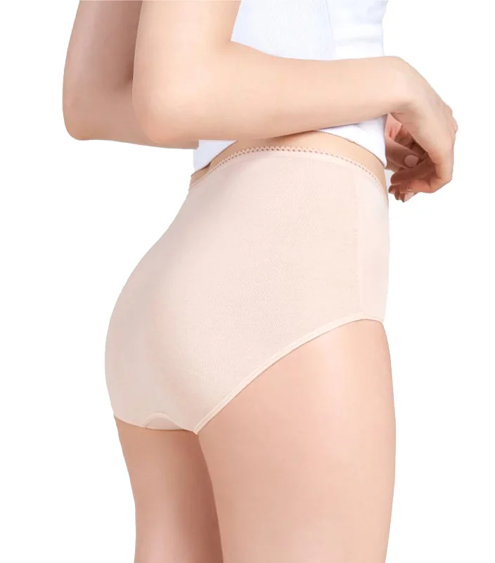 Modern Cotton Maxi Panty Beige