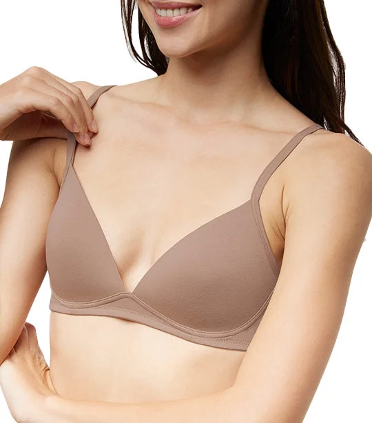 Sloggi Everyday Non-Wired Padded Bra Brown