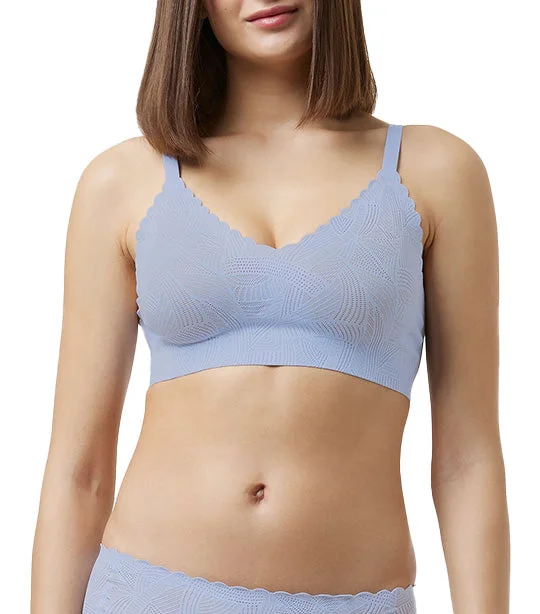 Sloggi Zero In Lace 2.0 Bra Lavender Blue