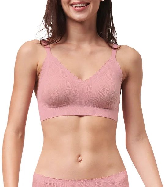 Sloggi Zero In Lace 2.0 Bra Pink