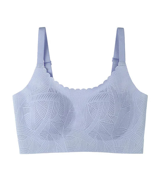 Sloggi Zero In Lace 2.0 Lavender Bra Blue