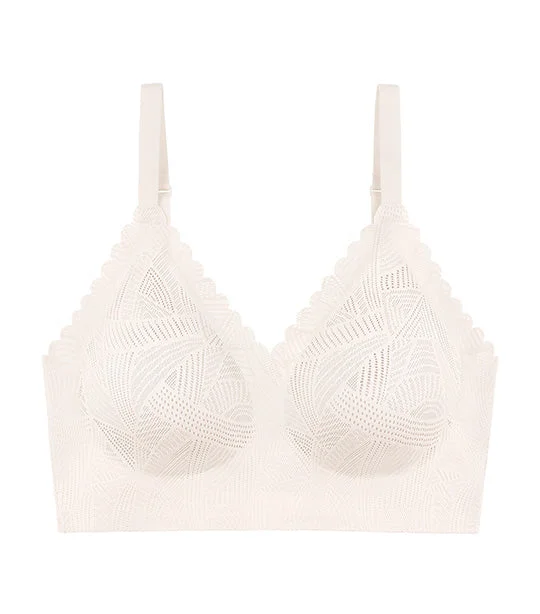 Sloggi Zero In Lace 2.0 Push-Up Bra Cream