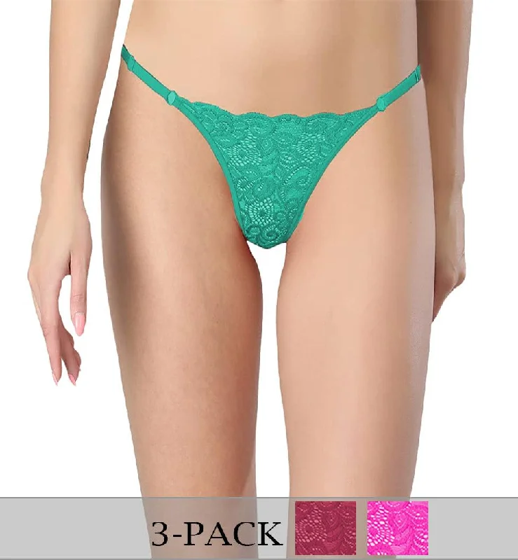 Green Maroon Pink / Free-Size