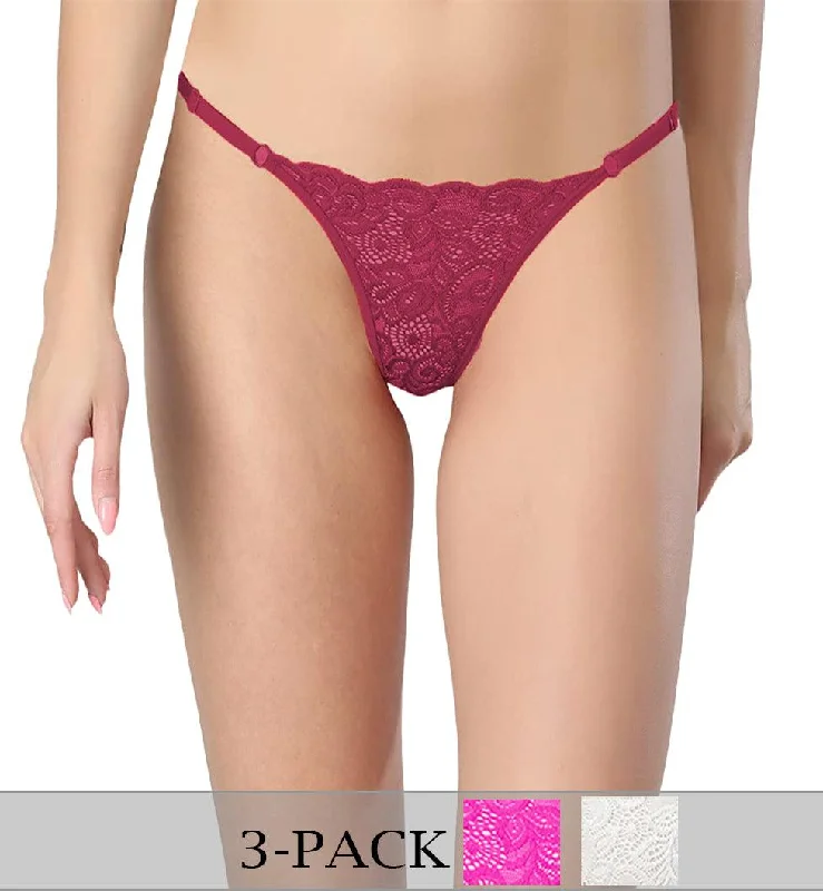 Maroon Pink White / Free-Size