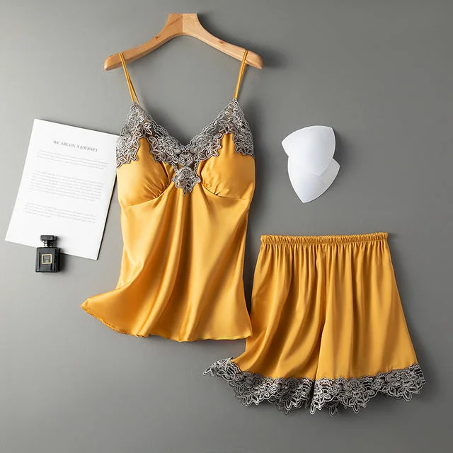 Yellow Lace Sets / M